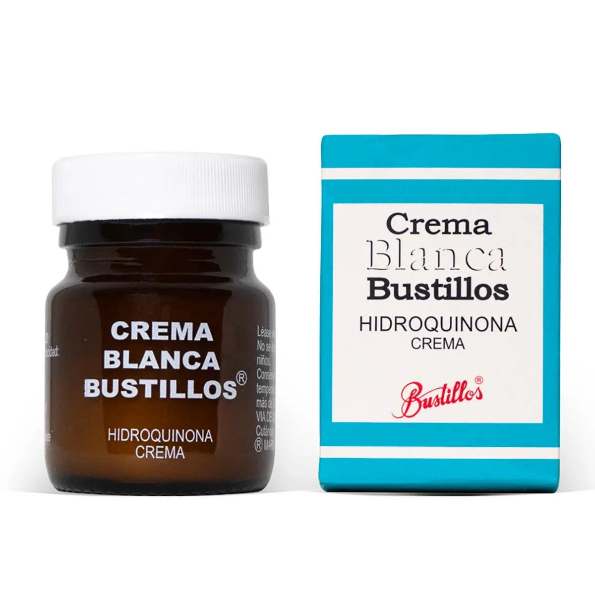 Bustillos - Crema Blanca, 40 g, paquete de 1